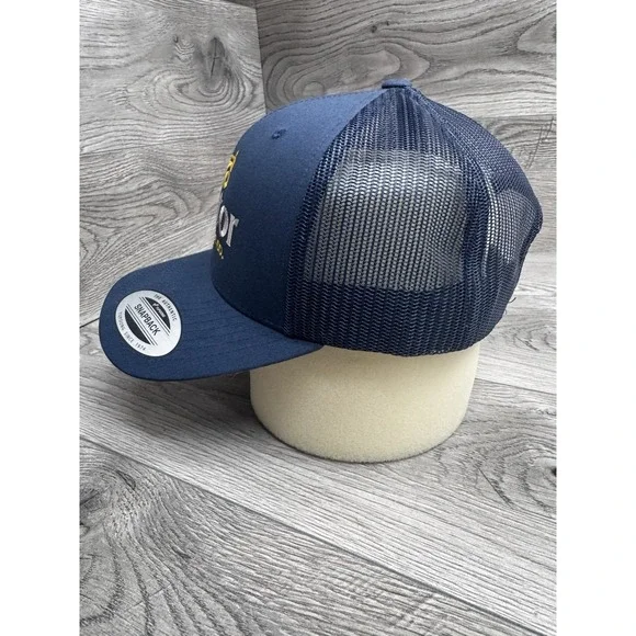 Tractor Beverage Co Snapback Hat Yupoong Classic Adjustable Cap Mesh Trucker Hat - Picture 4 of 8